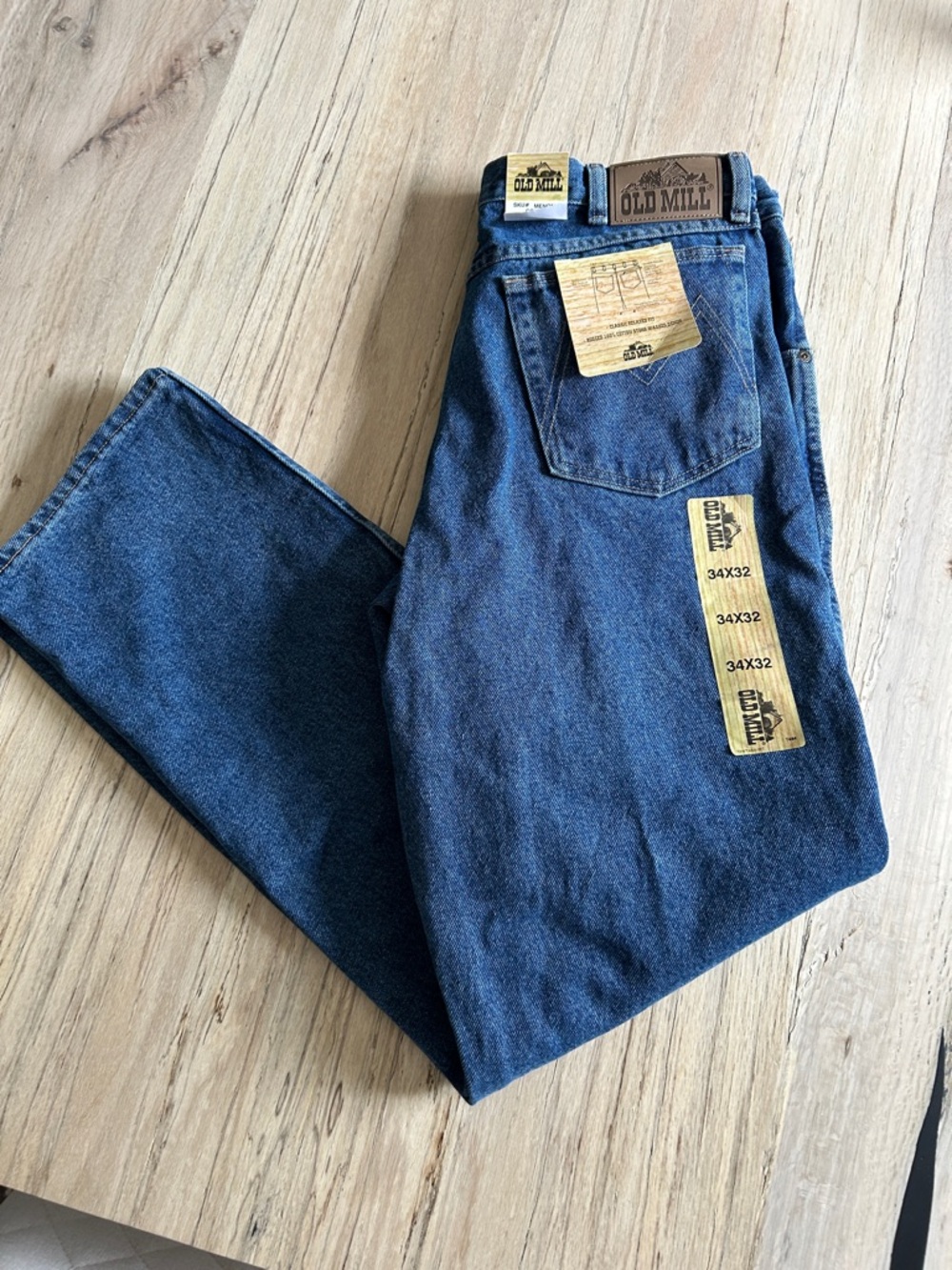 Old Mill Relaxed Fit Men's Jeans in Dark Blue